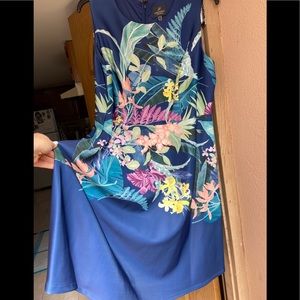 Adrianna Papell floral polyester dress